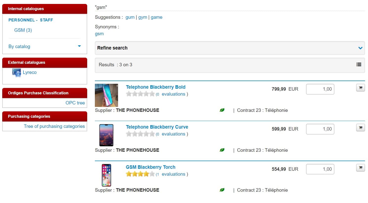 Ask & Go screenshot: Request portal