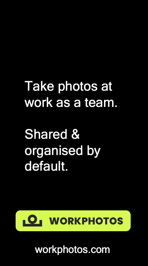 WorkPhotos screenshot: Take control of photos at work.