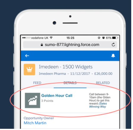 Sustainability Engagement screenshot: Coach teams and individuals with intelligent, real-time prompts