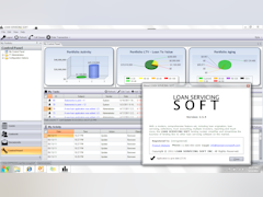 LOAN SERVICING SOFT Software - System Control Panel / Dashboard - This is the main system control panel / dashboard. Workflow and tasks flow in/out from this screen keeping you and your co-workers on top of things. - thumbnail