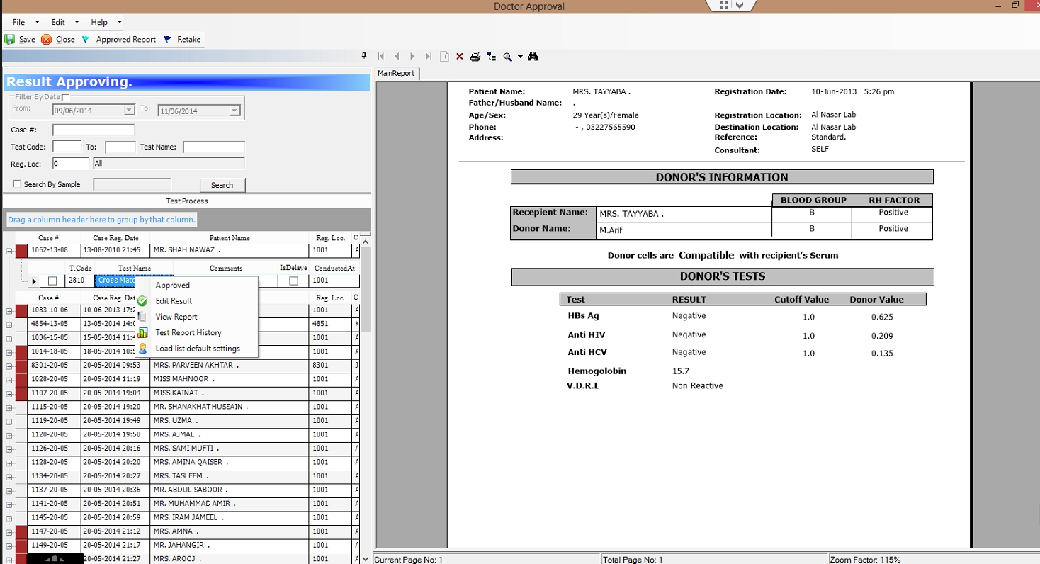 NEXUS Pro Software - Doctor's Approval
