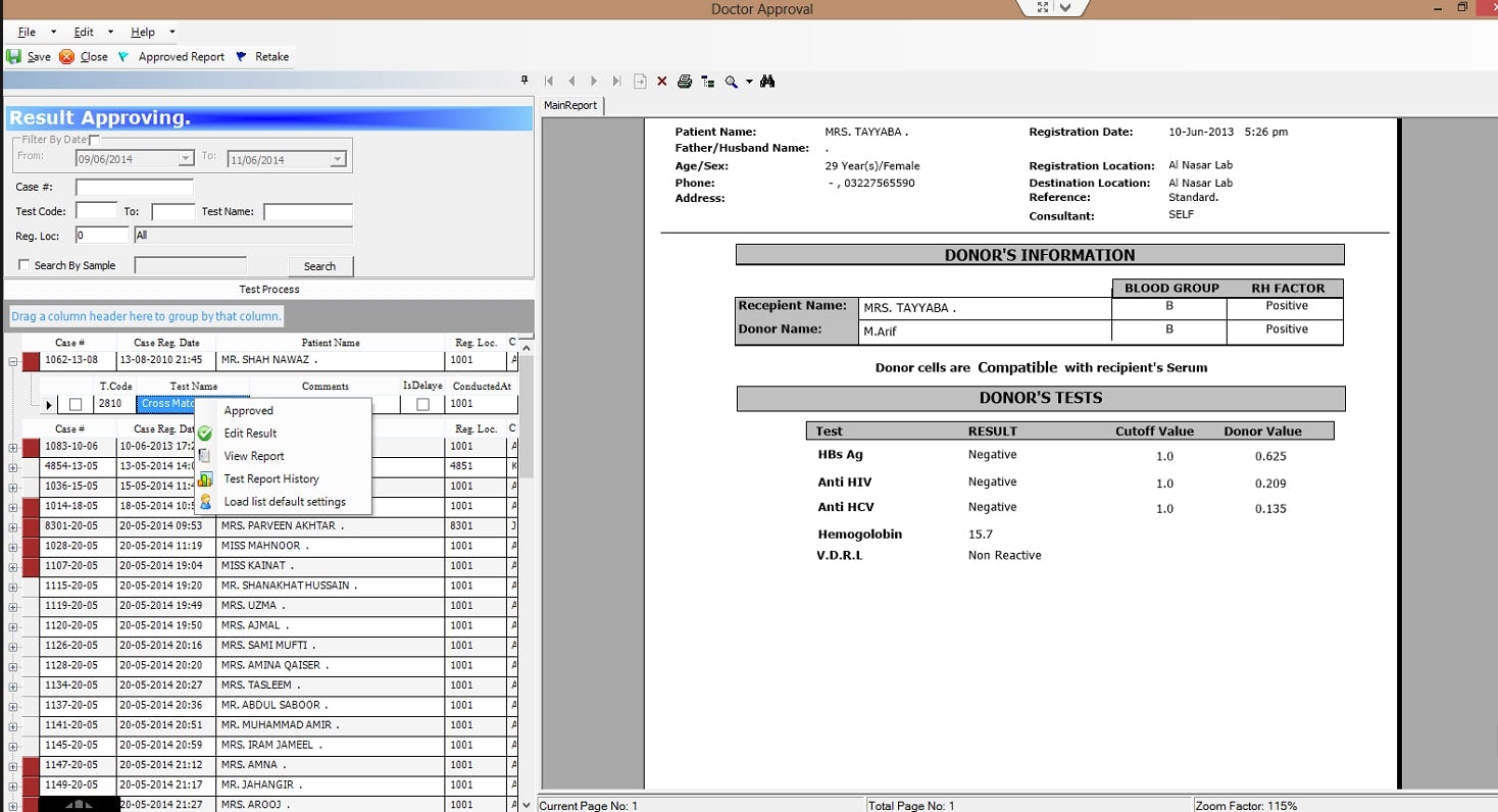 NEXUS Pro Software - Doctor's Approval