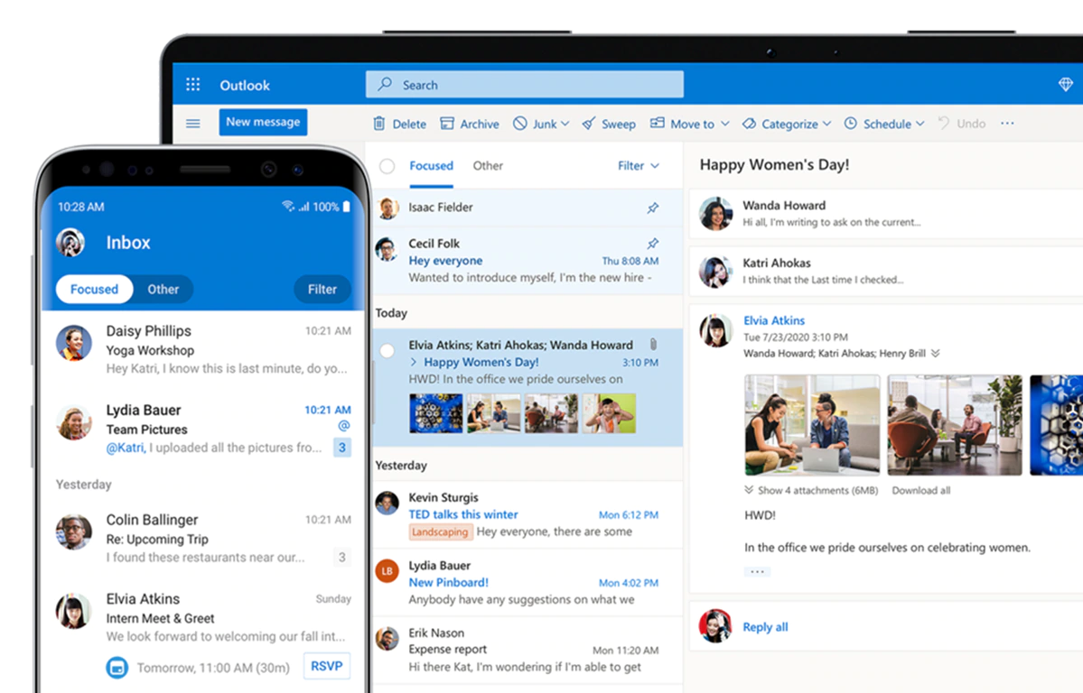 Microsoft Outlook Software - Microsoft Outlook web and mobile app