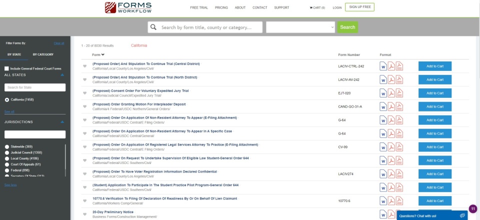 Forms Workflow screenshot