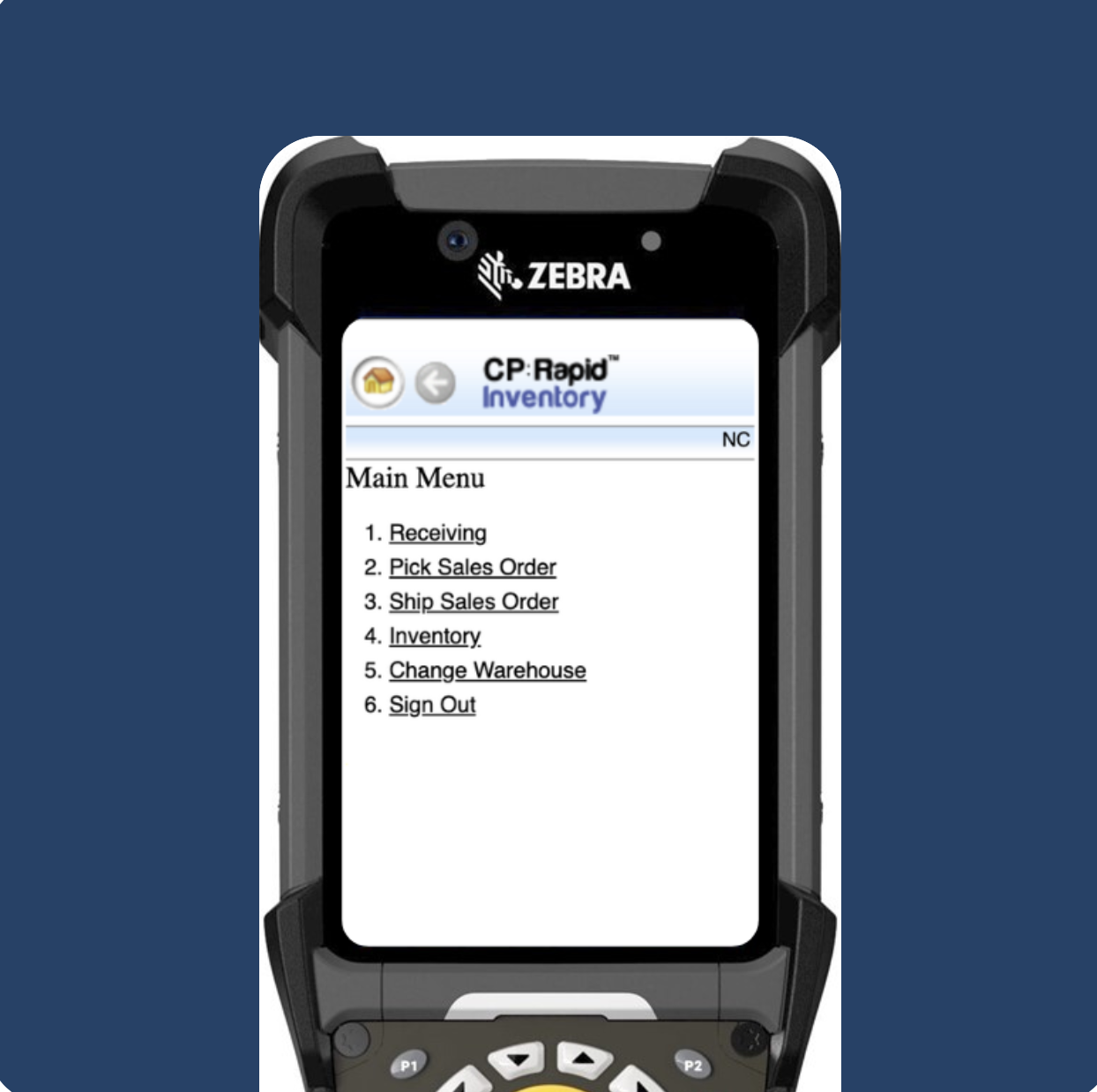 Rapid Inventory screenshot: Rapid Inventory mobile barcode scanning
