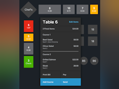 Square for Restaurants Software - Customizable floor plans allow users to manage tables - thumbnail