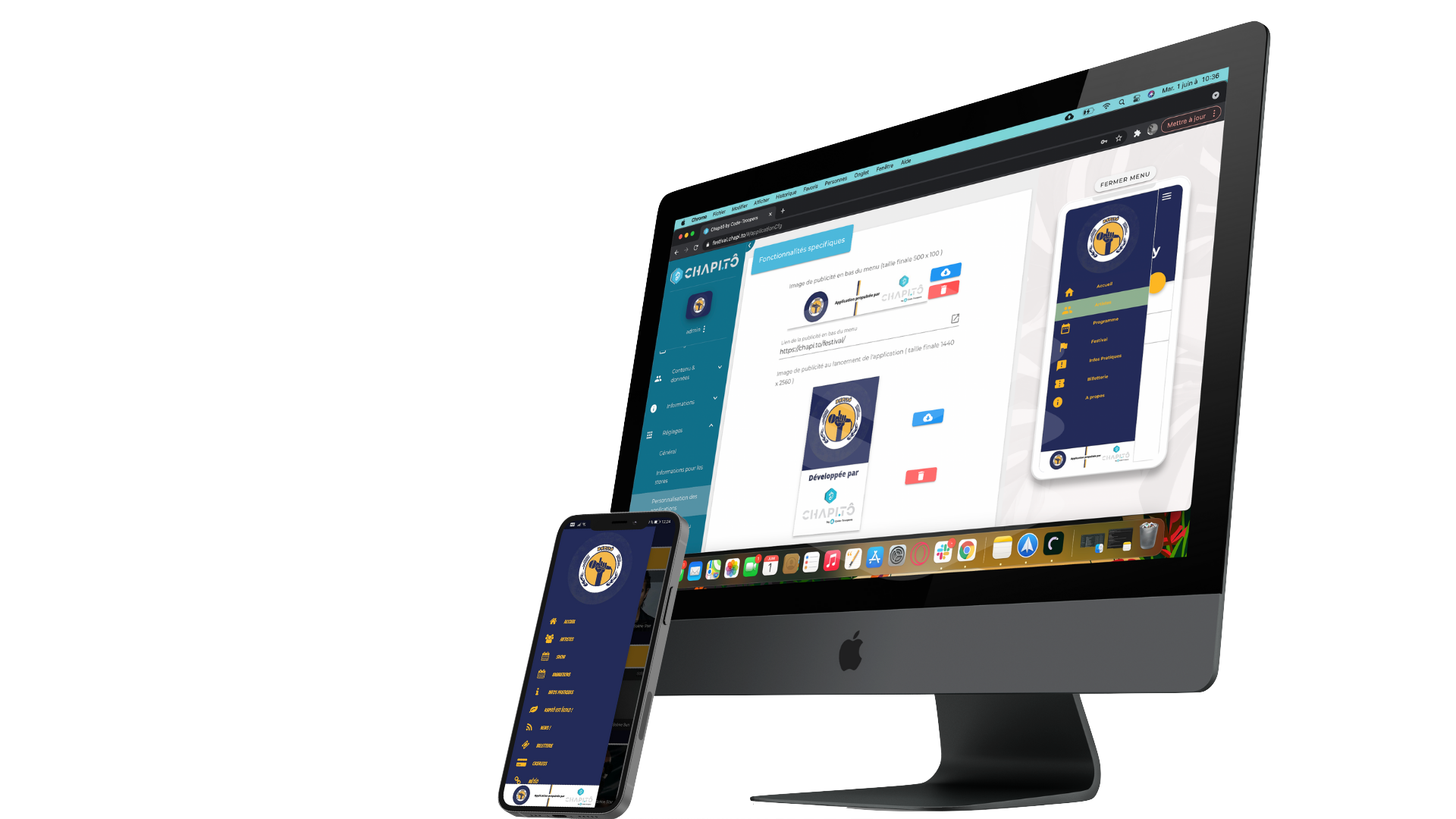 Chapitô backoffice
