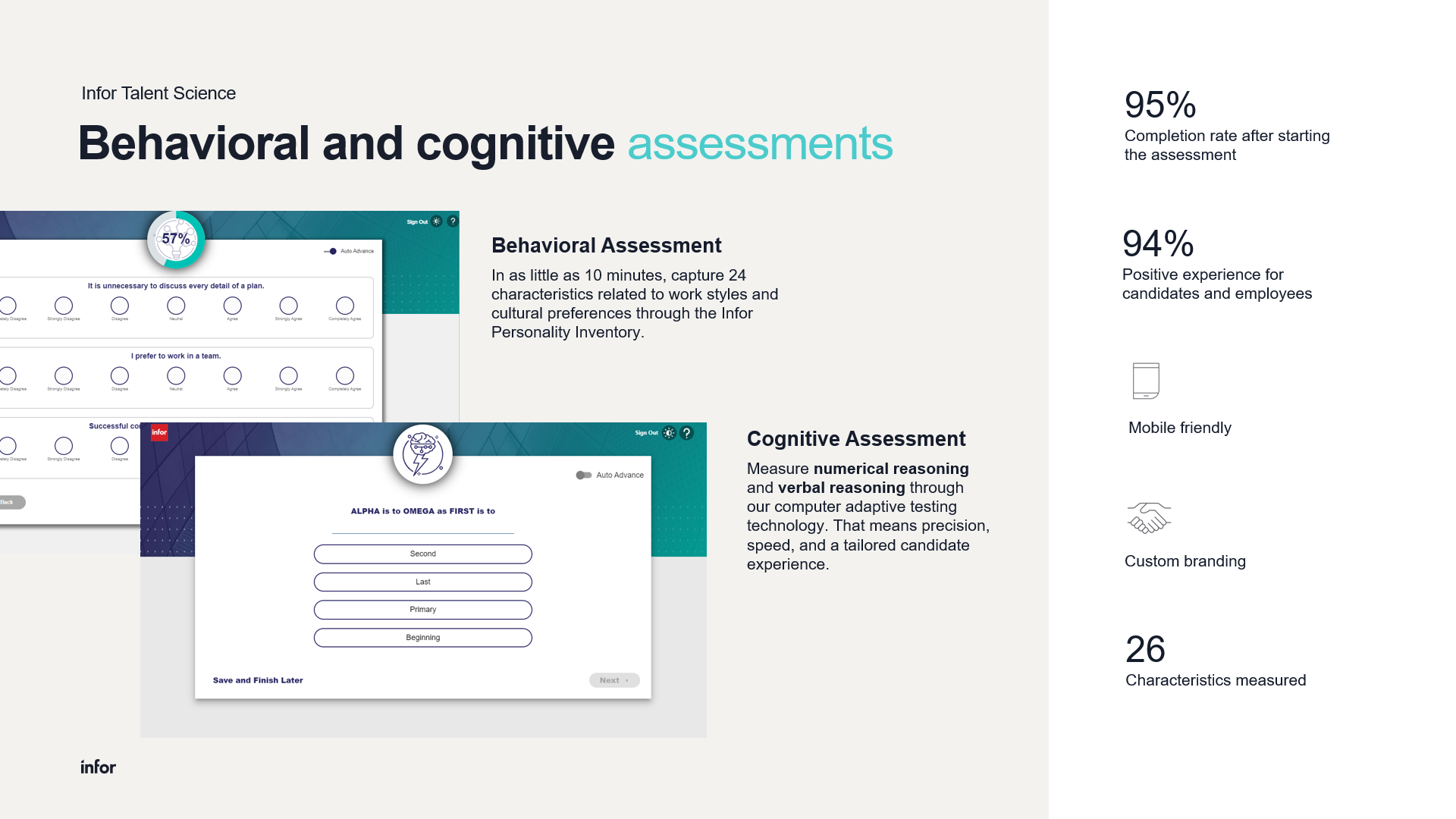 Infor Talent Science Software - 3