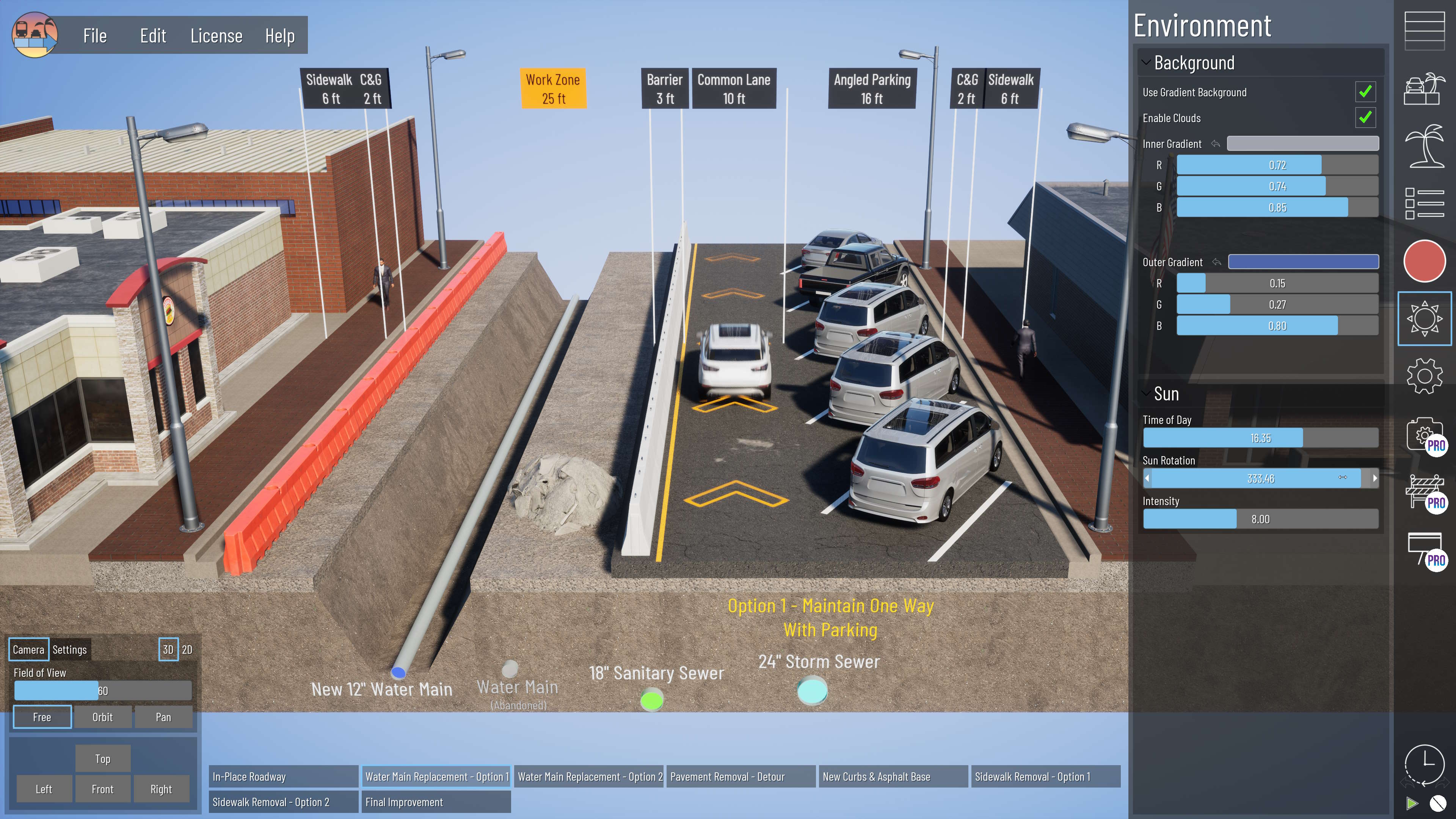 Beyond Typicals screenshot: Beyond Typicals - Communicate Construction Phasing