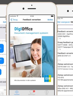 DigiOffice screenshot: DigiOffice DMS App mobile phone