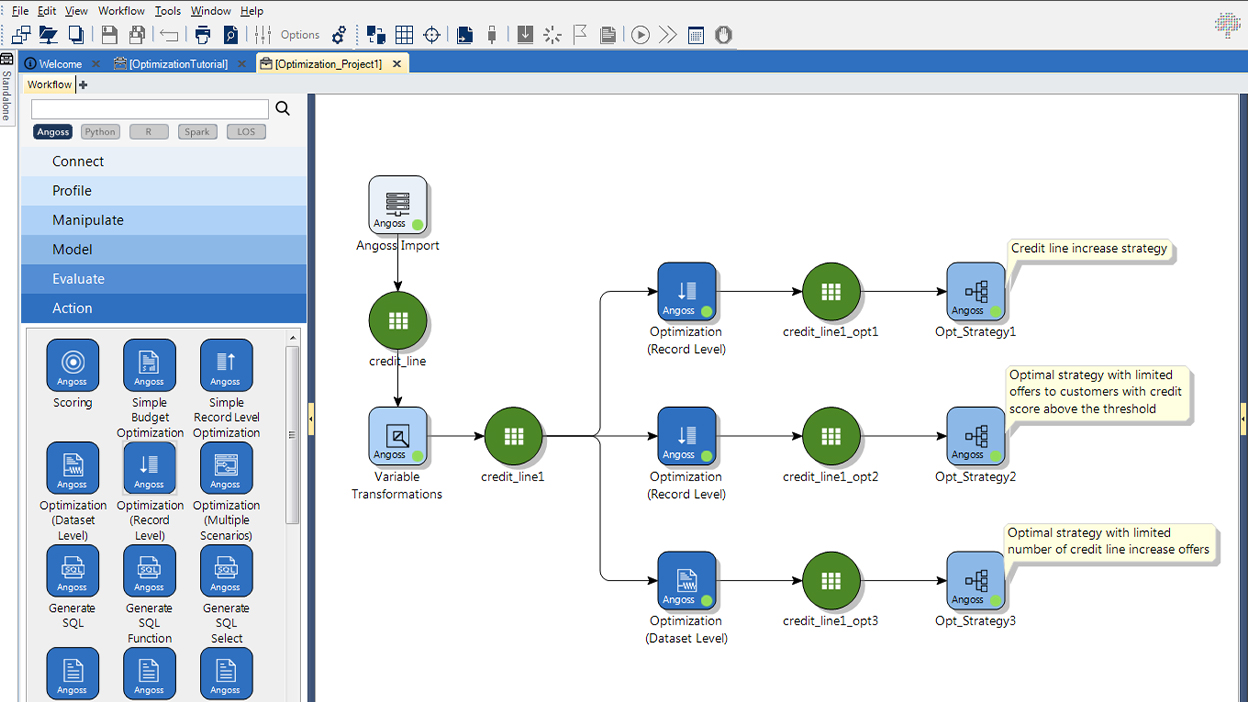Knowledge Studio Software - Knowledge Studio optimization analysis