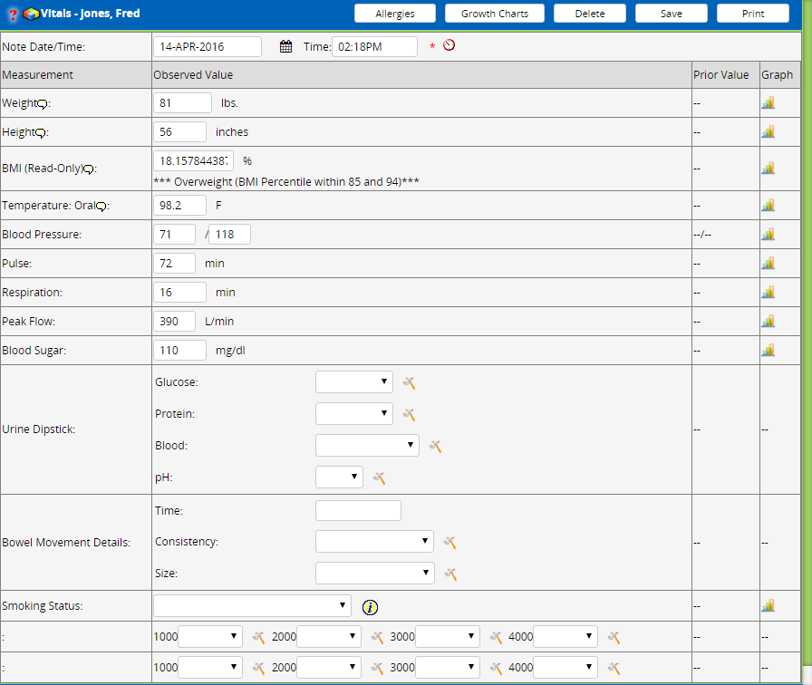 Patient Data