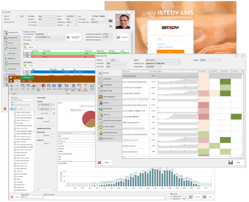 iSTEDY-LMS learning and case management system