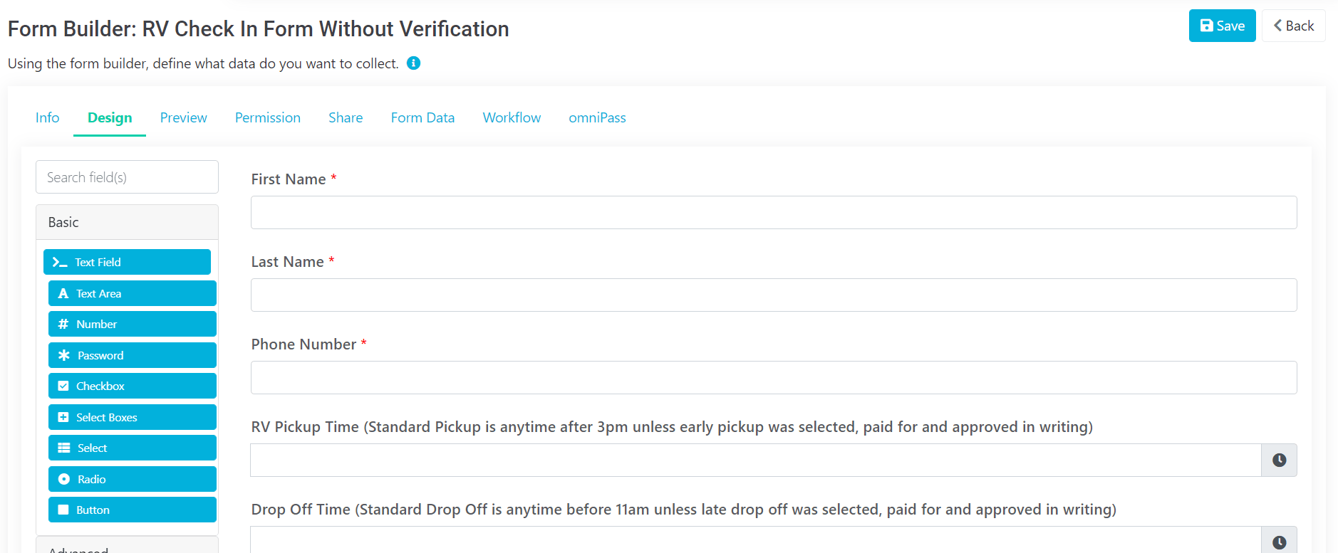 omniForms screenshot: Build no-code forms with a drag-and-drop builder Use omniForms intuitive drag-and-drop form builder. No coding knowledge is required! Just choose the fields you'd like to add, and drag them over to your form. Quickly build any form you can imagine