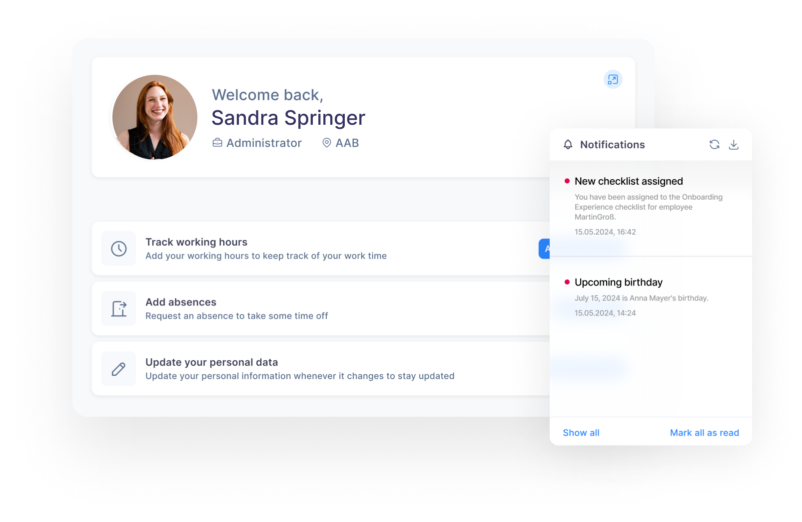 jacando HR Management screenshot