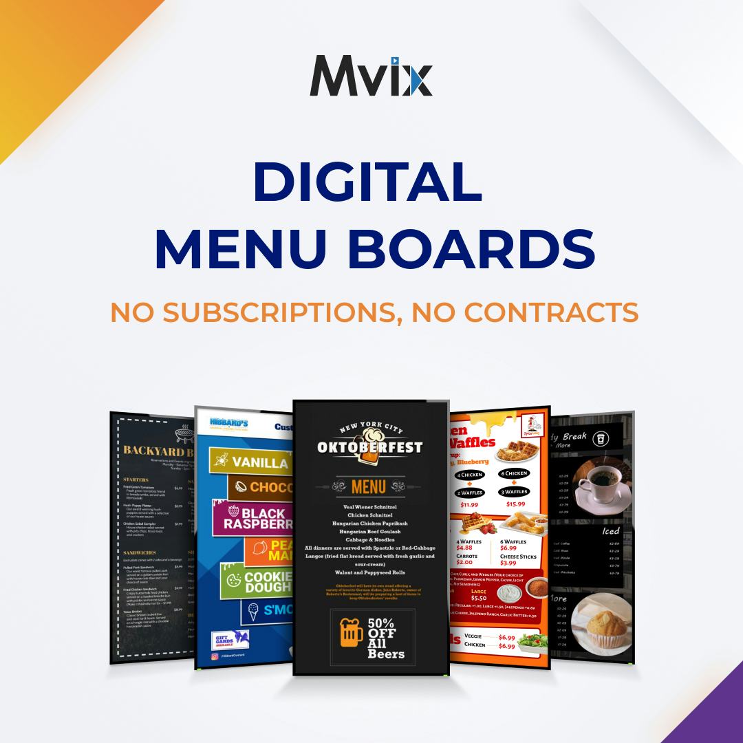 Mvix Digital Signage Software - 3
