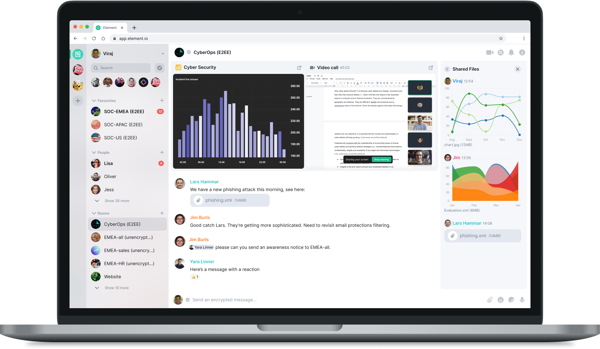Element Software - Collaboration and screen sharing