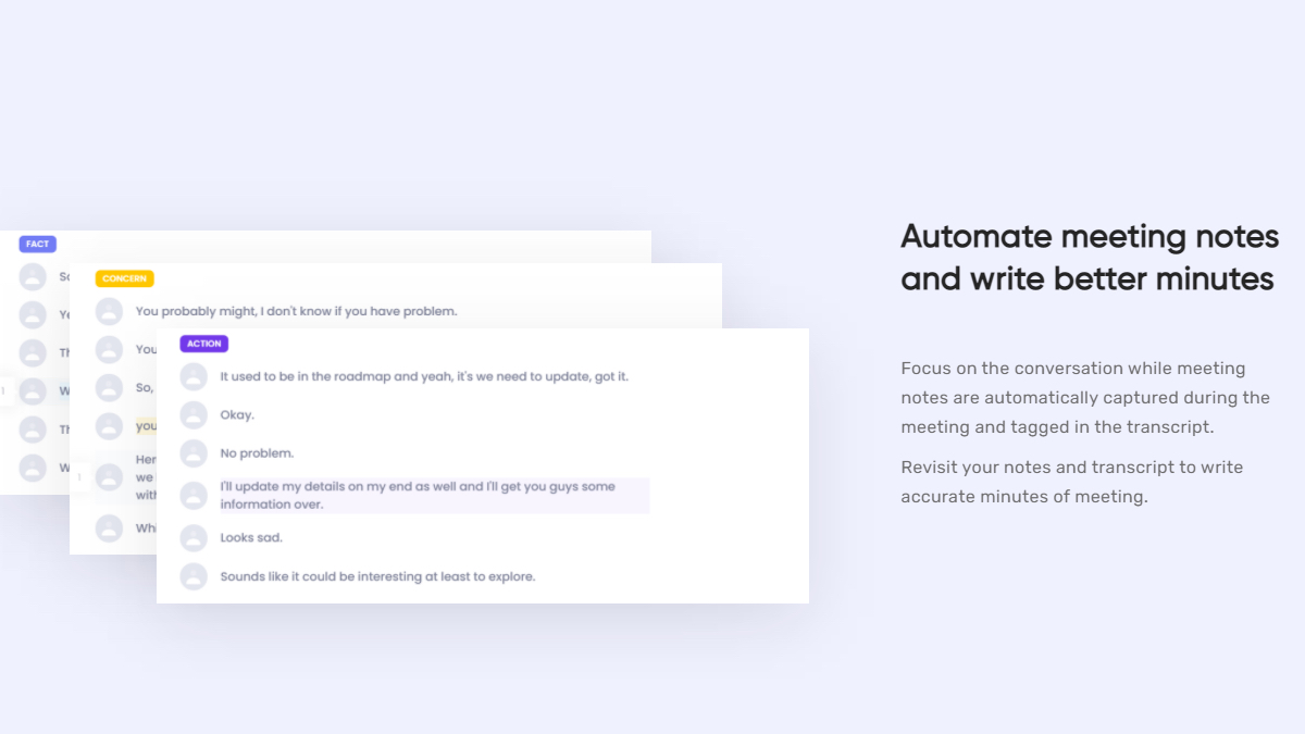 Automate meeting notes and write better minutes with Meetgeek.ai