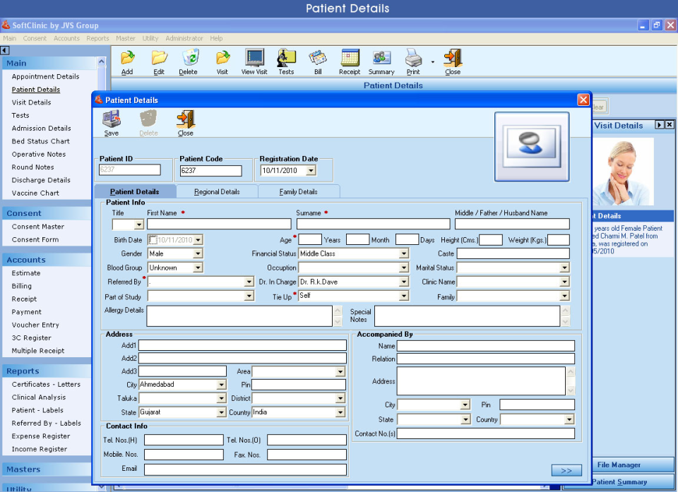 SoftClinic GenX Software - 2