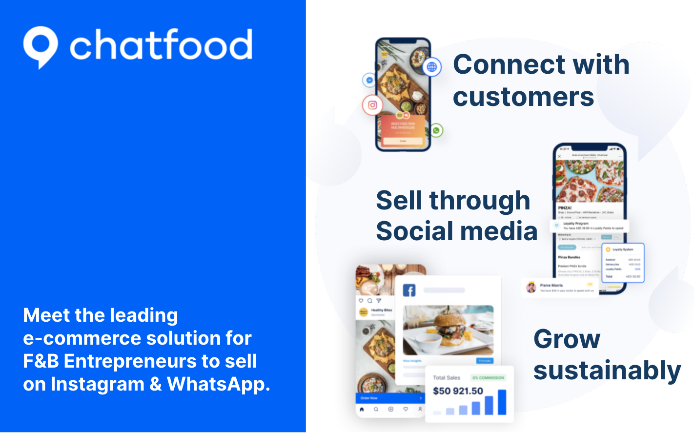 ChatFood Software - The best tools for F&B businesses to sell on Instagram & WhatsApp