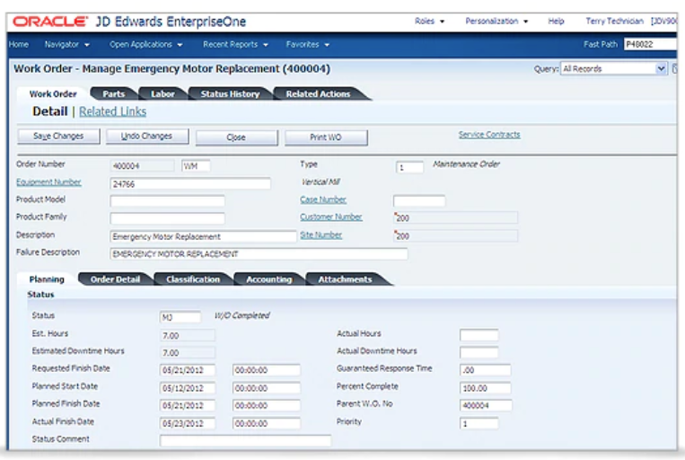 JD Edwards EnterpriseOne Software - 3