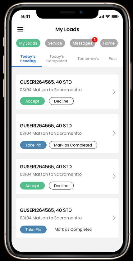 Driver mobile app-thumb