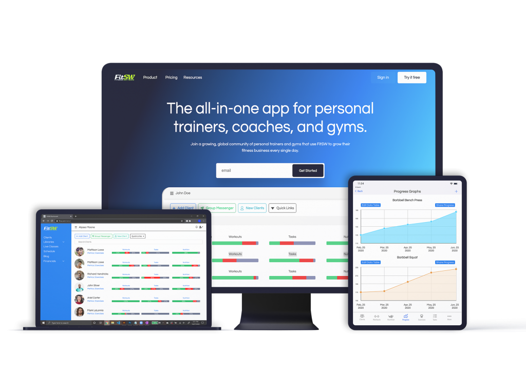 FitSW Software - The All in One App for Personal Trainers