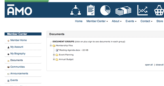 Centralized document storage and sharing capabilities