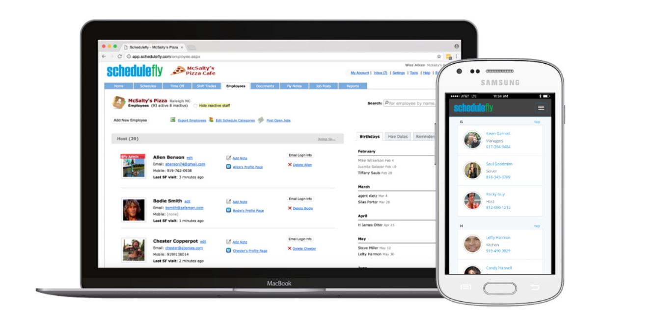 Organize teams