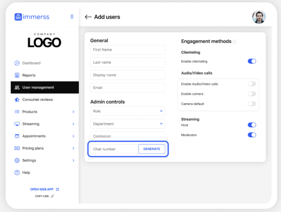Digital Clienteling screenshot: Easily Integrate Product Catalog and Sales Tracking