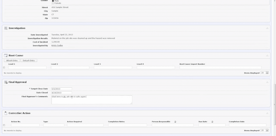 Intelex Quality Management Software Software - Report details