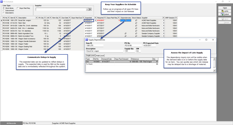 DBA Manufacturing Software - 3