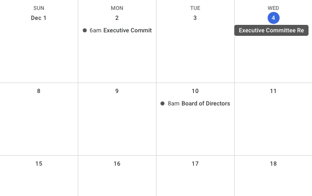 BoardSpot calendar integration
