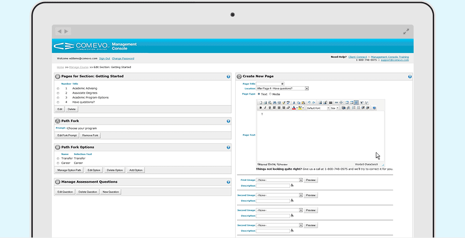 Launch screenshot: Launch LMS