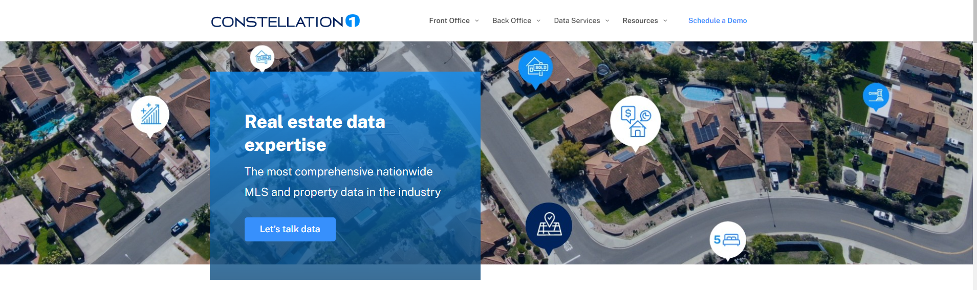 Data Services - Landing Page