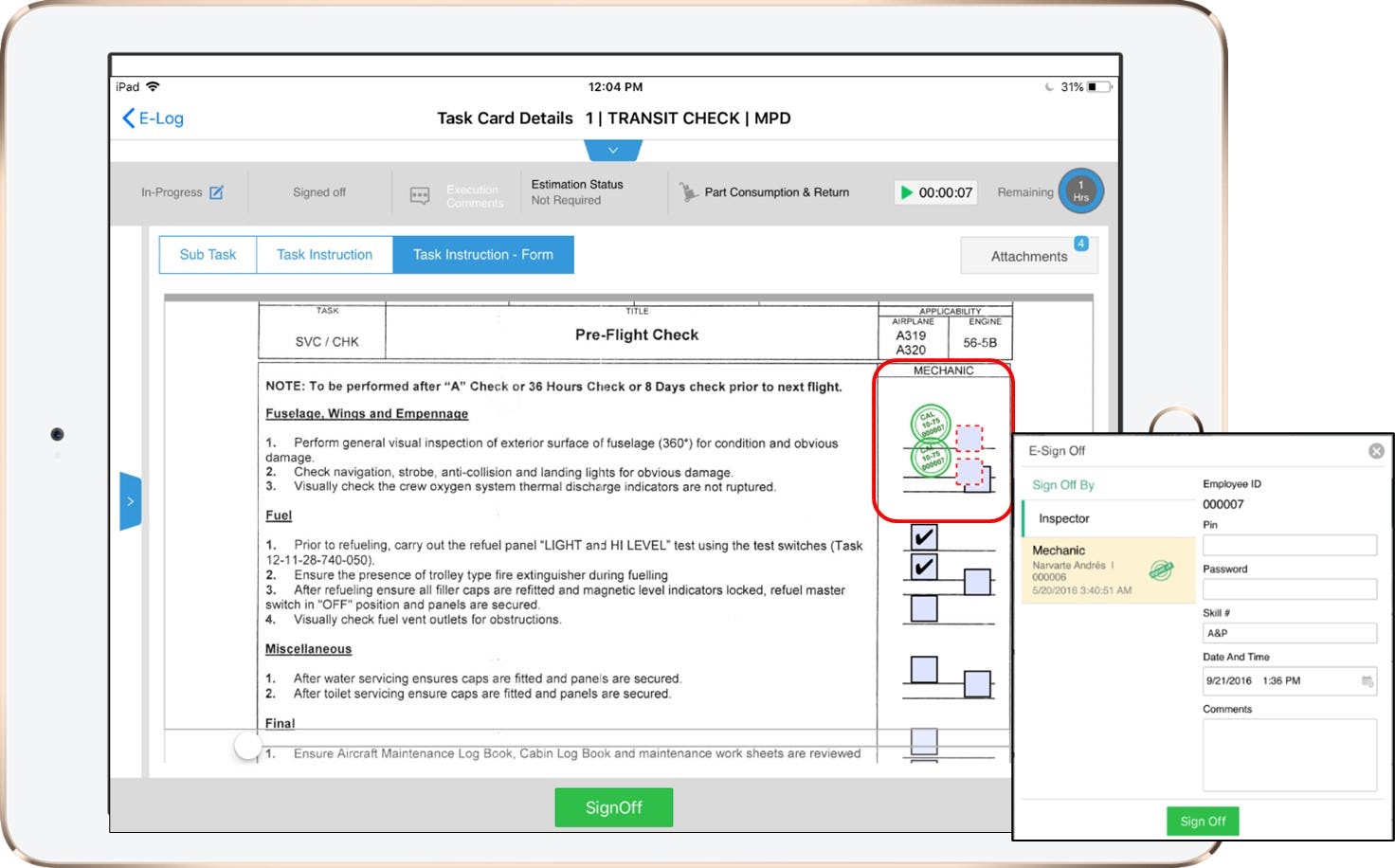 Ramco Aviation Software - Digital Task Cards