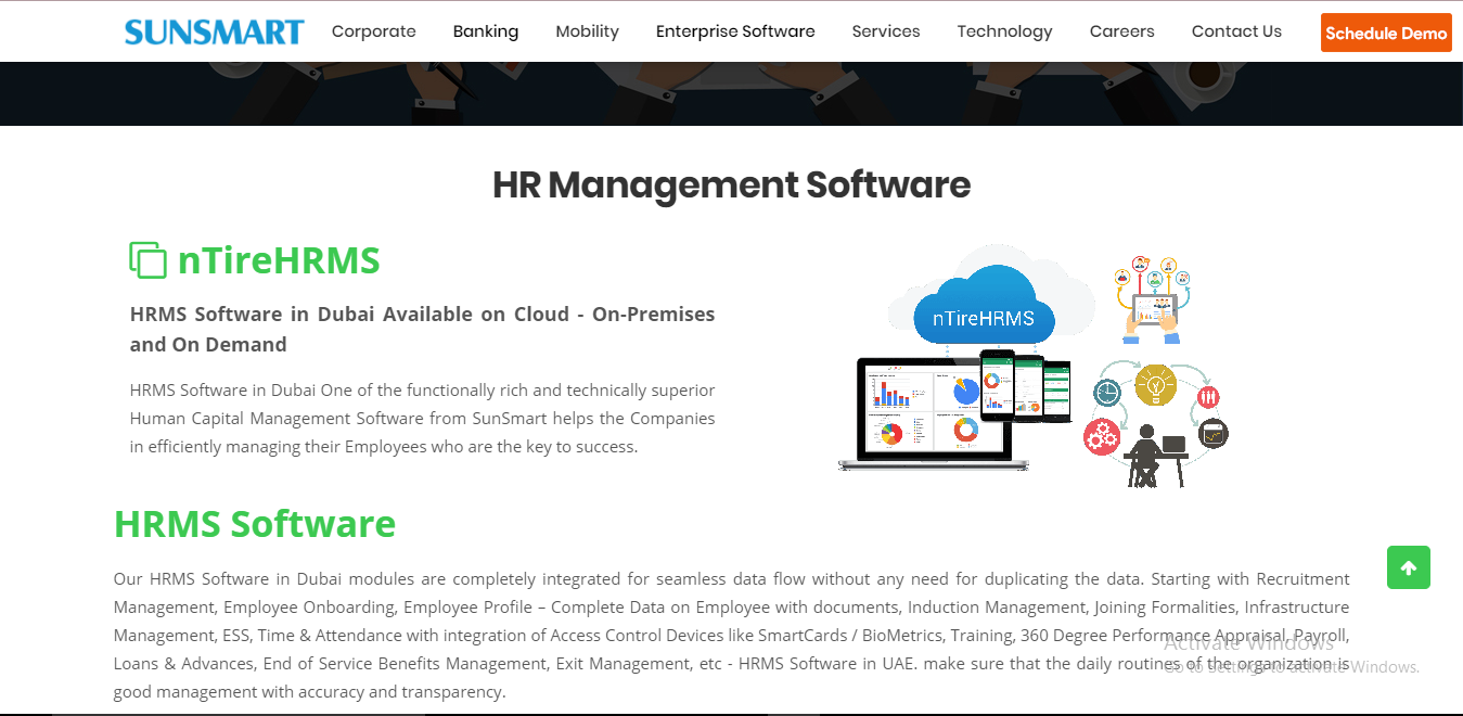 nTireHRMS screenshot