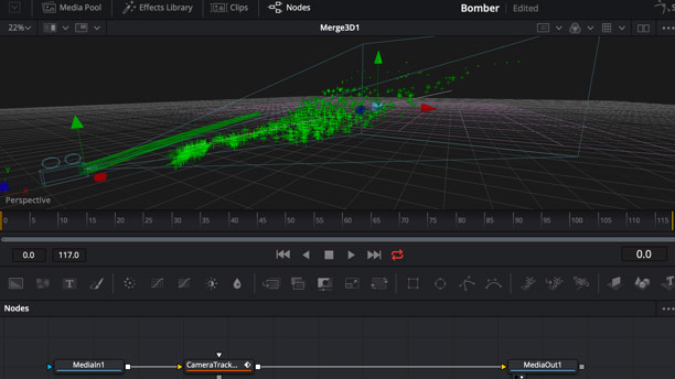 DaVinci Resolve perspective