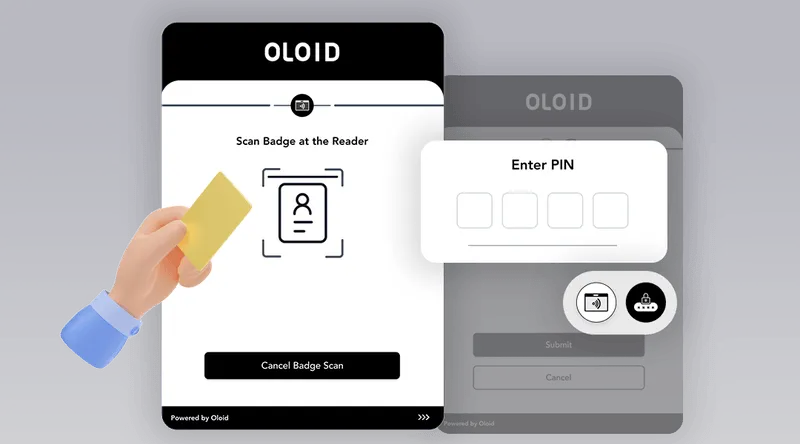 OLOID screenshot: OLOID RFID access