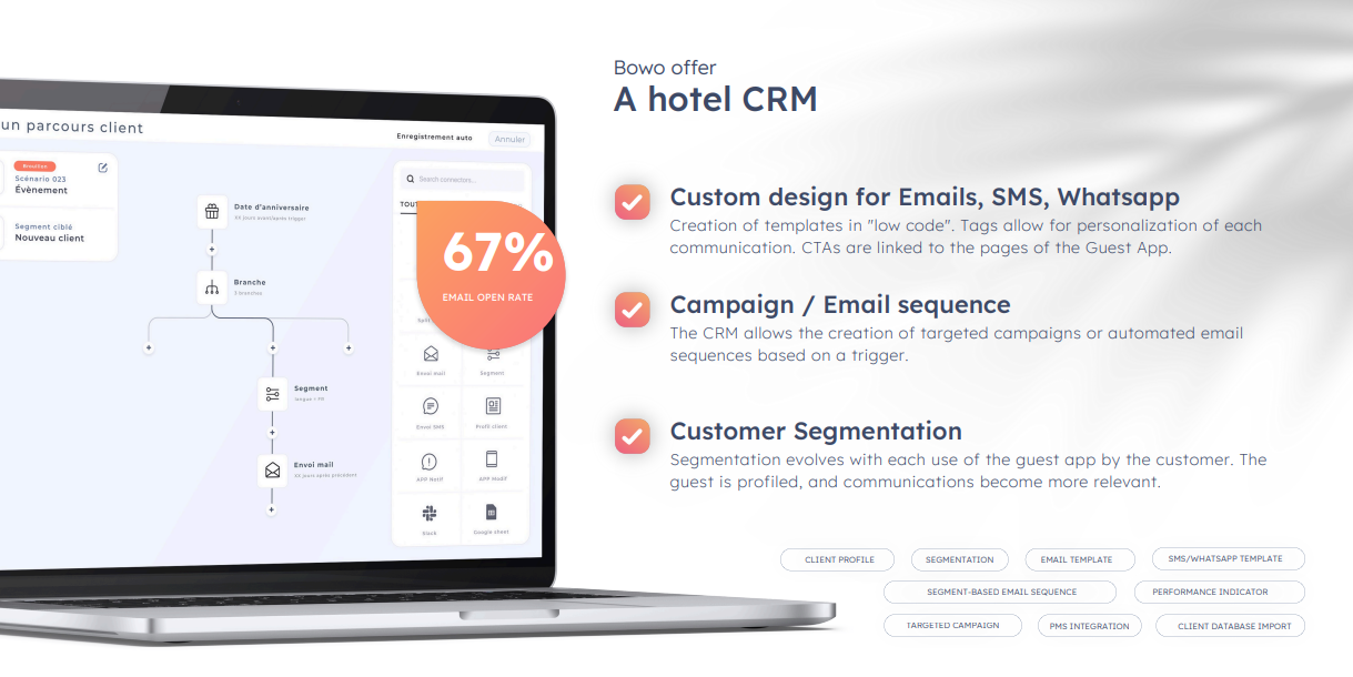 Bowo screenshot: Bowo CRM 