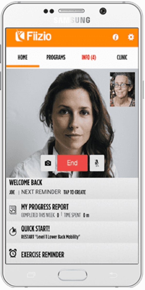 Fiizio Software - Integrated, Built-in Telehealth