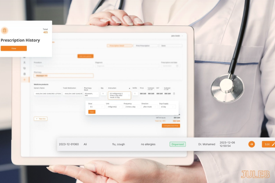 JULEB Rx Software - e prescription solution