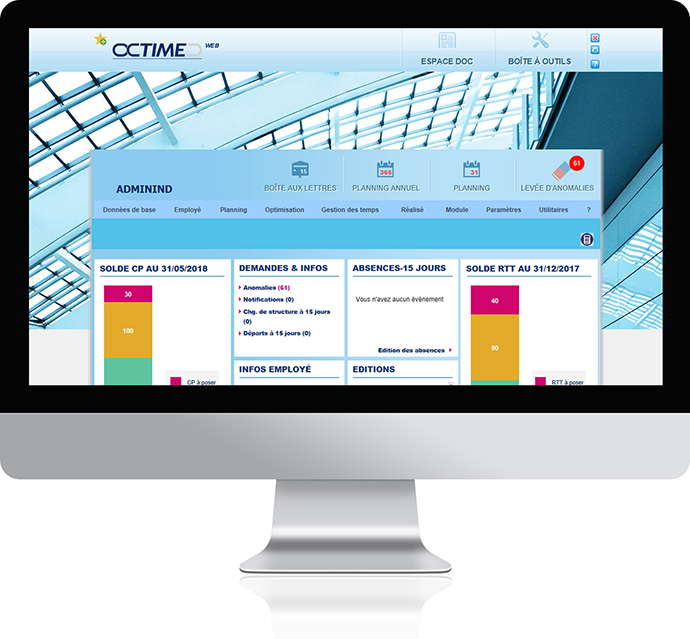 Octime Expresso Software - Octime admin portal