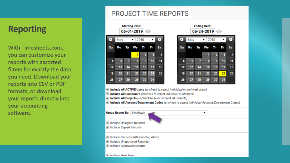 Timesheets.com Software - 4