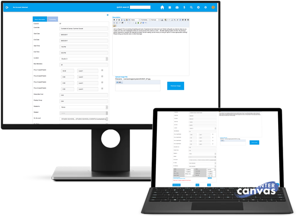 Art Center Canvas Software - 1