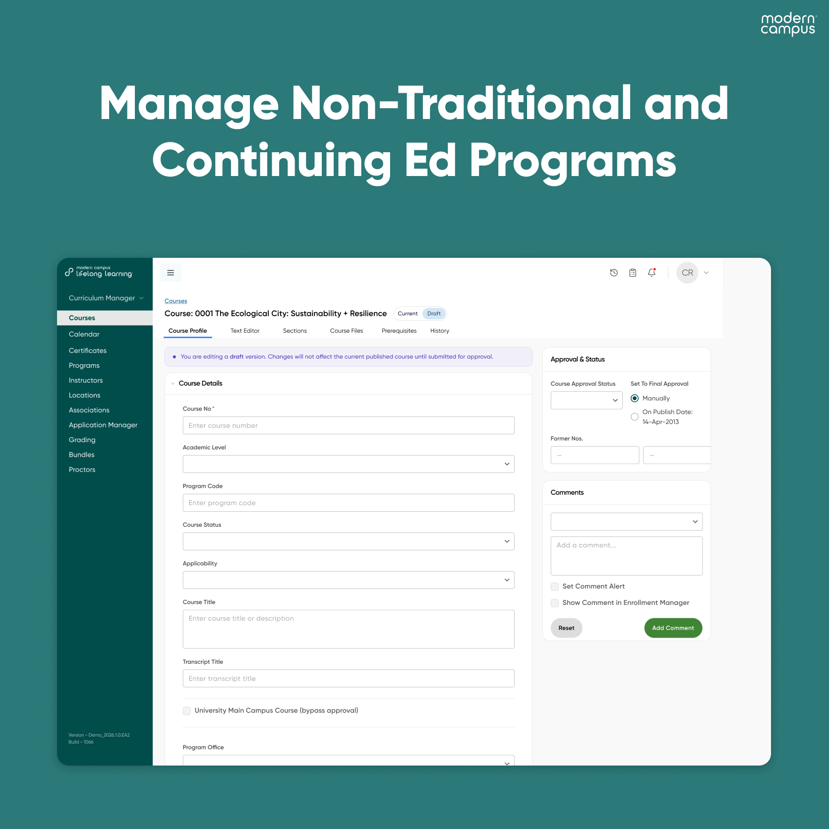 Modern Campus Lifelong Learning