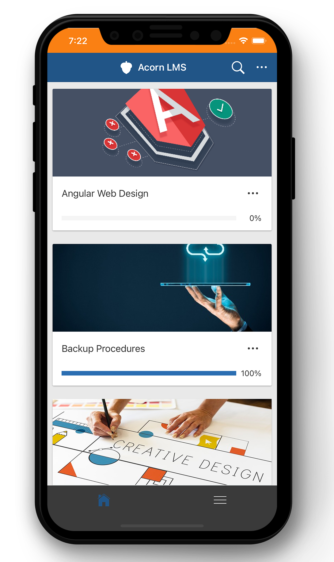 Acorn Software - Mobile Screenshot