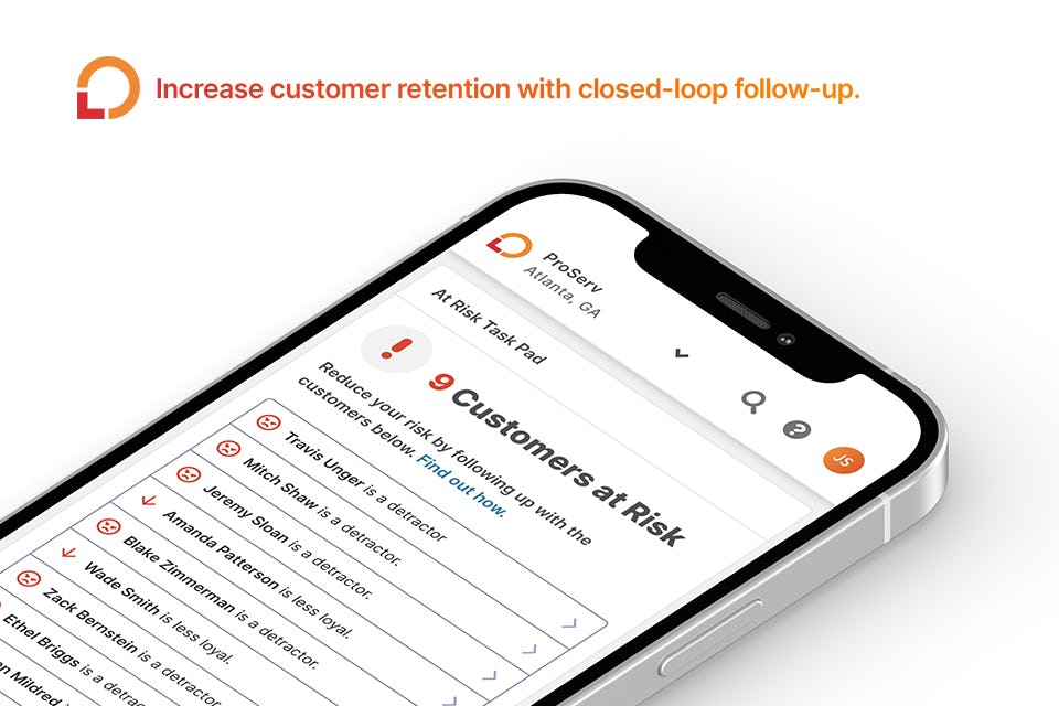 Listen360 Software - Increase customer retention with closed-loop follow-up