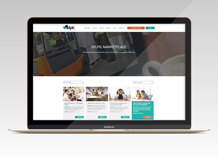 Velpic Software - Purchase on-demand video lessons from the Marketplace to enhance your training.