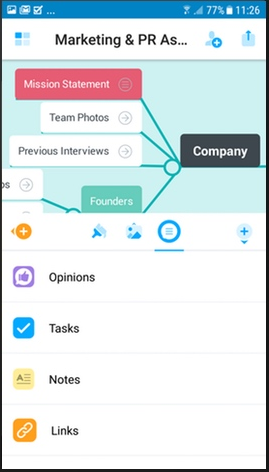 Android interface